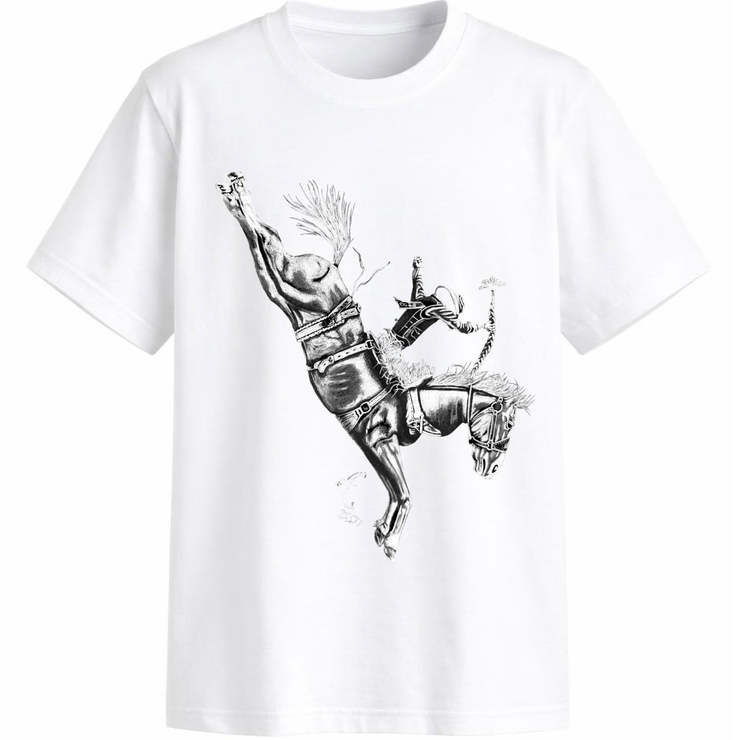 *Buckin* Art by Anthony Echols x